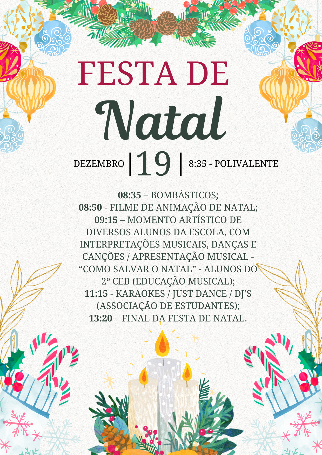 🎅🎄 Festa de Natal na EBSSV